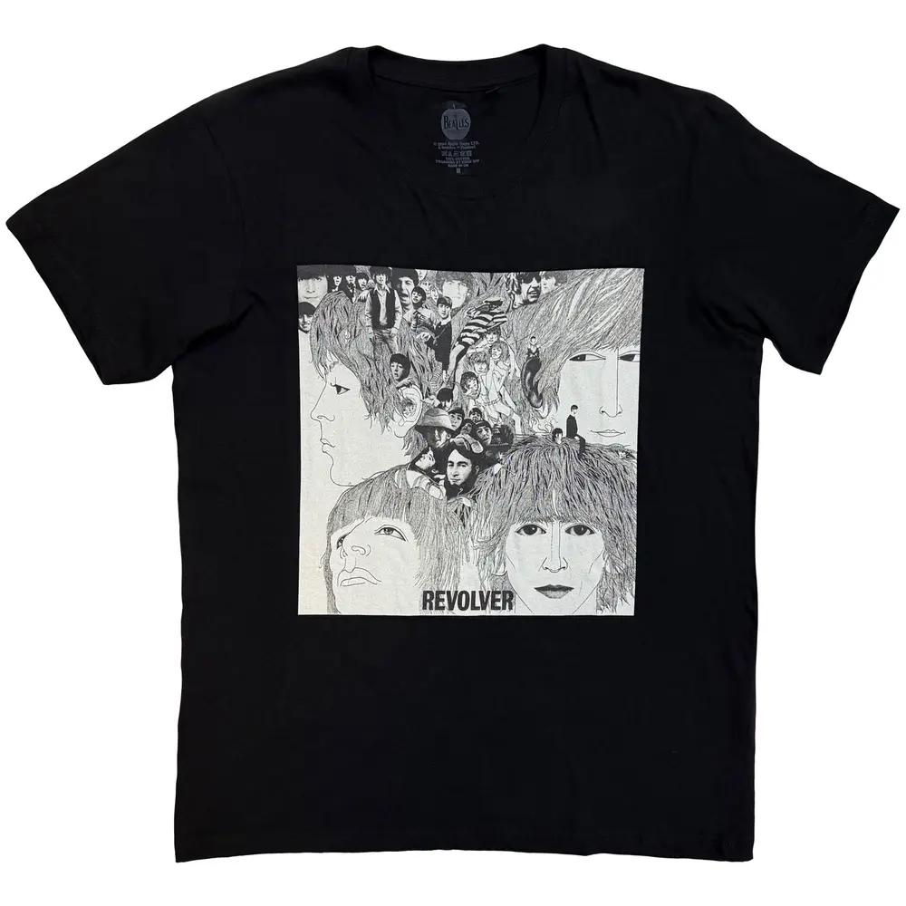 The Beatles – Revolver Album Cover (Čierna) (Tričko)