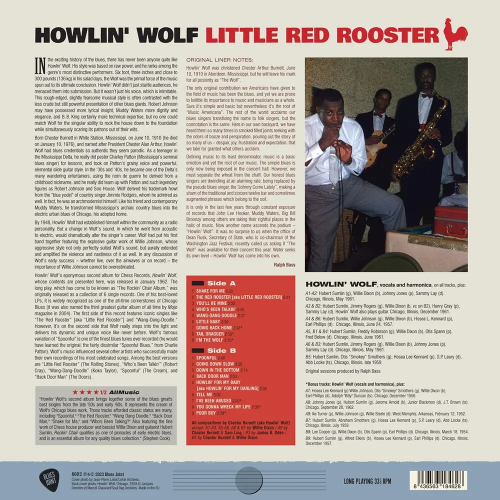 Howlin' Wolf – LITTLE RED ROOSTER - AKA THE ROCKIN' CHAIR ALBUM (Vinyl)