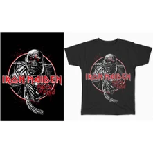 Iron Maiden, Tričko Piece of Mind Circle, Unisex, Čierna