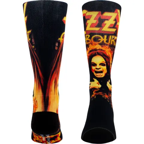 Unisex Crew Socks: Prince of Darkness Sublimation (Black) (UK Size 6.5 - 11)