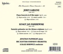 GABLENZ & PADEREWSKI: PIANO CONCERTOS thumbnail