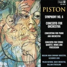 Walter Piston, CD SYMPHONY NO. 6/CONCERTO FOR ORCHESTRA