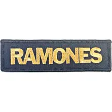 Ramones – Gold Logo (Nažehlovačka)