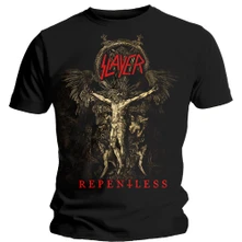 Slayer, Tričko Cruciform Skeletal, Unisex, Čierna