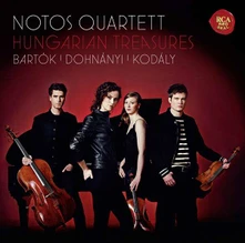 Notos Quartett, CD Hungarian Treasures - Bartók, Dohnányi, Kodály