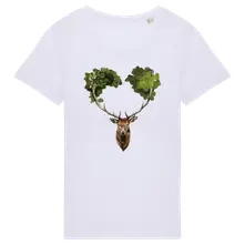 Tricouri – Jeleň a strom - kráľ lesa - farebné (Tricou)