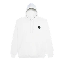 H16, Mikina Logo Hoodie, Muž, Biela