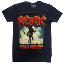AC/DC, Tričko Blow Up Your Video, Unisex, Čierna