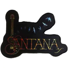 Printed Patch: Guitar & Birds thumbnail