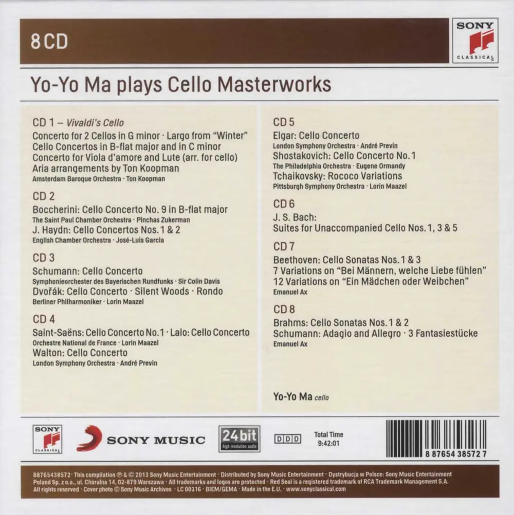 Yo - Yo-Yo Ma Plays Cello Masterworks