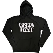 Greta Van Fleet, Mikina Logo, Unisex, Čierna
