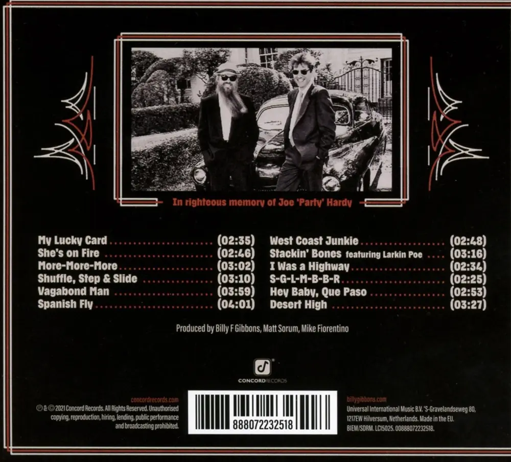 Billy Gibbons – HARDWARE (CD)