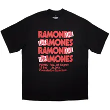 Unisex Oversized Boxy T-Shirt: Concert (Black) thumbnail