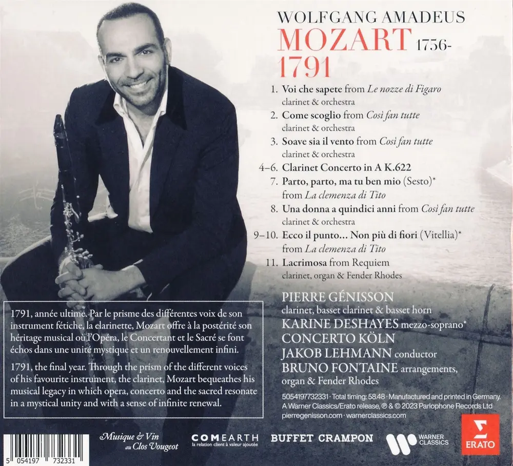 GENISSON, PIERRE - MOZART 1791