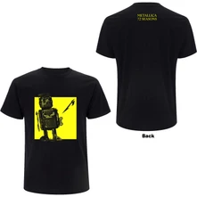 Metallica, Tričko 72 Seasons Burnt Robot, Unisex, Čierna