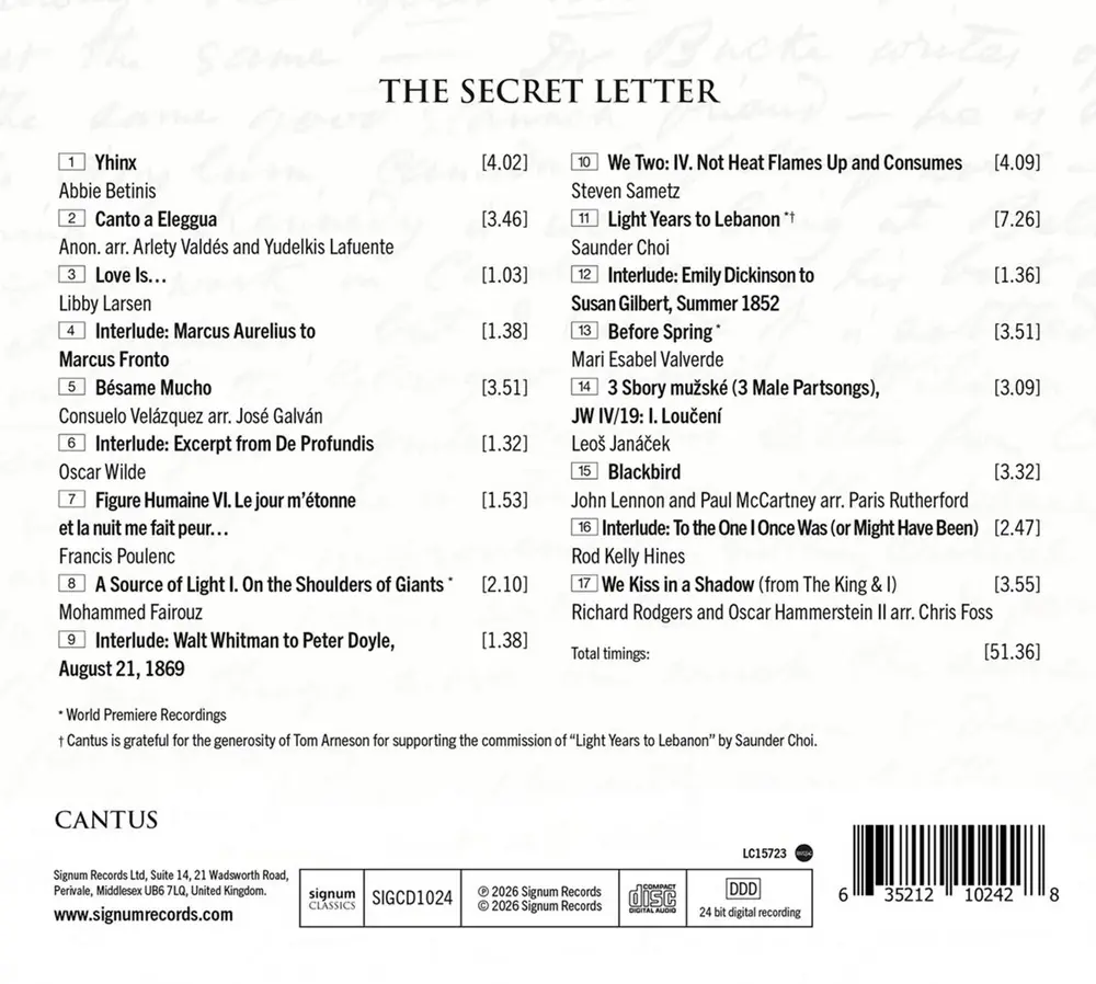 SECRET LETTER