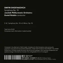 DMITRI SHOSTAKOVICH: SYMPHONY NO. 10 thumbnail