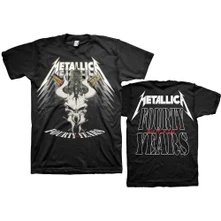 Metallica, Tričko 40th Anniversary Forty Years, Unisex, Čierna
