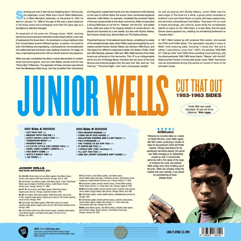 Junior Wells – CUT THAT OUT - 1953-1963 SIDES (Vinyl)