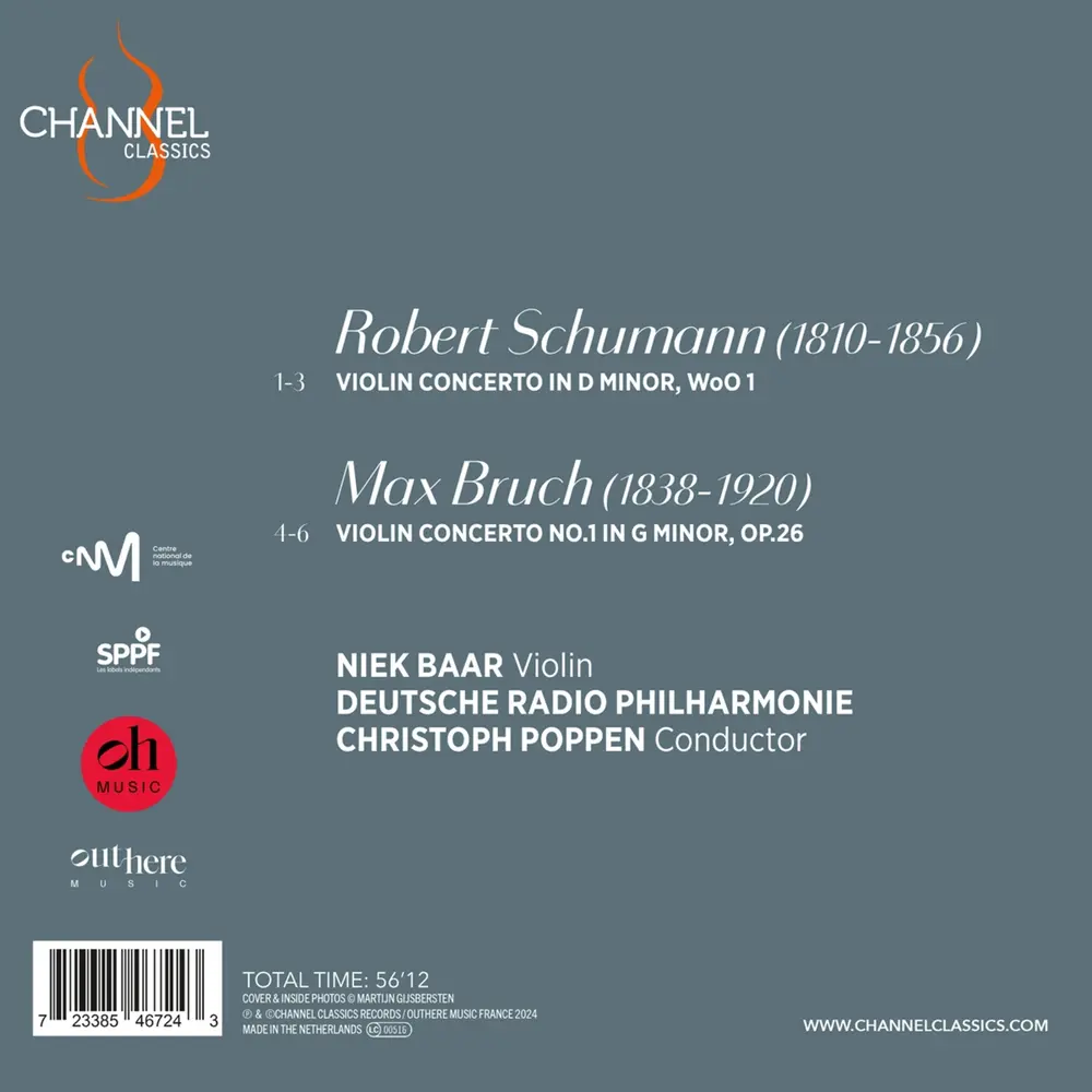 Baar, Niek & Deutsche ... - Schumann & Bruch: Violin Concertos