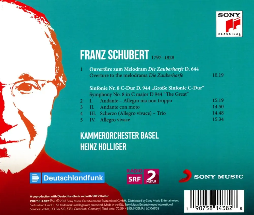 Schubert: Symphony No. 8 In C Major, "the Great"