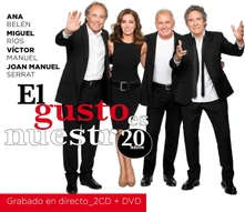 Ana Belén, Miguel Ríos, Víctor Manuel, and Joan Manuel Serrat, CD EL GUSTO ES NUESTRO 20 ANOS