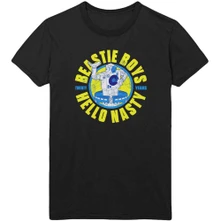 Beastie Boys, Tričko Nasty 20 Years, Unisex, Čierna