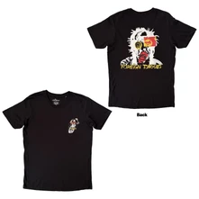 Tričko Unisex T-Shirt: Foreign Tongues Pocket Logo (Black) (Back Print)