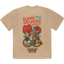 Looney Tunes – Super Saturday TV (Naturel) (T-shirt)