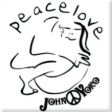 John Lennon – Cuddle Black On White (Magnetka)