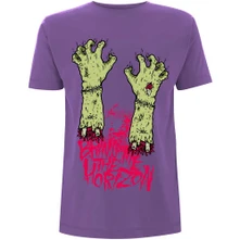 Bring me the horizon, Tričko Zombie Hands, Unisex, Fialová