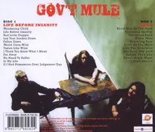 Gov't Mule – LIFE BEFORE INSANITY/DOSE (CD)