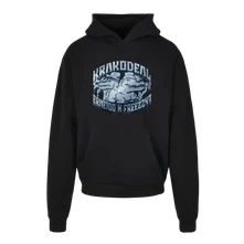 Erne100 x Freez247, Mikina Krakodeal premium, Unisex, Čierna