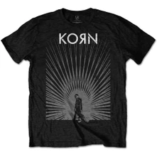 Korn, Tričko Radiate Glow, Unisex, Čierna