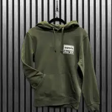 Oasis – Live '25 Distressed Lockup Pocket (Zelená, Limited) (Mikina)