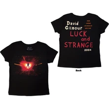David Gilmour, Tričko Luck & Strange Stage Shot, Žena, Čierna