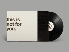 Matthew Bourne, Vinyl THIS IS NOT FOR YOU
