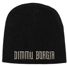 Dimmu Borgir, Čapica Logo, Unisex, Čierna