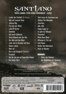Santiano – VON LIEBE, TOD UND FREIHEIT - LIVE / WALDBUHNE BER (DVD)