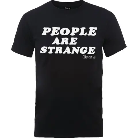 The Doors – Tričko People Are Strange (Čierna), Unisex, Čierna
