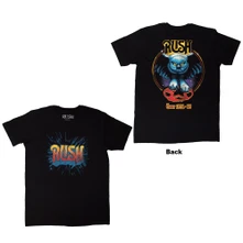 Rush, Tričko Tour '74-'75, Unisex, Čierna