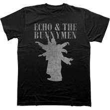 Echo & the Bunnymen, Tričko Silhouettes, Unisex, Čierna