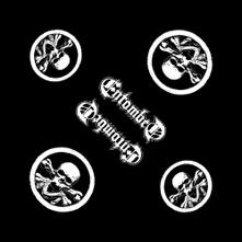 Entombed, Šatka Skull Logo, Unisex, Čierna