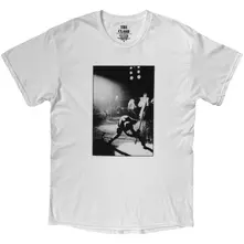 Unisex T-Shirt: Guitar Smash (White) (Back Print) thumbnail