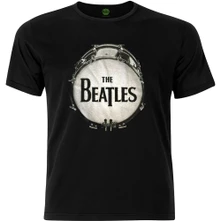 The Beatles, Tričko Drum, Unisex, Čierna