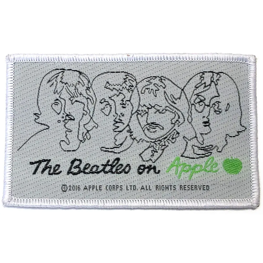 On Apple (Black on White)