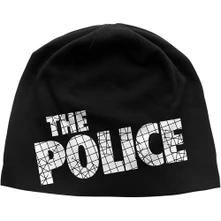 The Police, Čapica Logo, Unisex, Čierna