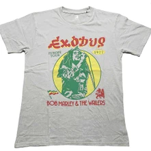 Bob Marley, Tričko 1977 Tour, Unisex, Šedá