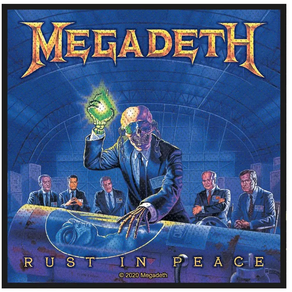 Megadeth – Rust In Peace (Standard Woven Patch · sew-on) (Nášivka)