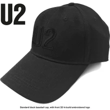 U2, Šiltovka Logo, Unisex, Čierna